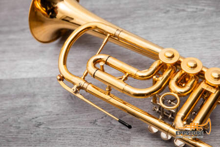 SCHAGERL Trompete - Hans Gansch, vergoldet