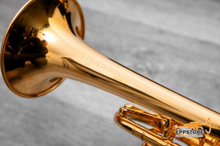 OBERRAUCH C Trompete - MILANO, vergoldet, Doppeltrigger