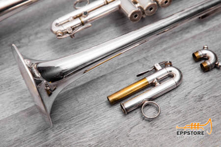 SCHILKE Es/D Trompete - Silber