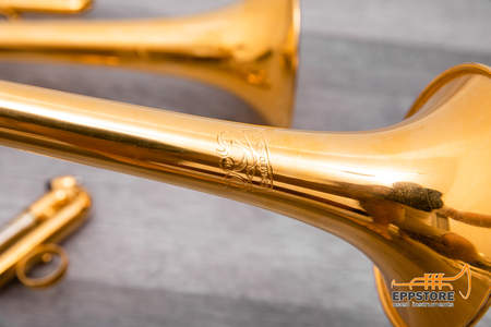 ADACI Trompete - Es/D, vergoldet